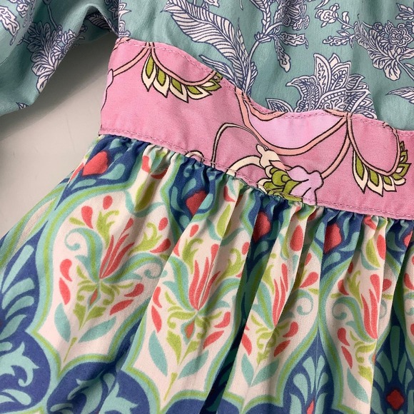 Matilda Jane Peasant Tunic Top multi color Size 8 EUC - Picture 6 of 10